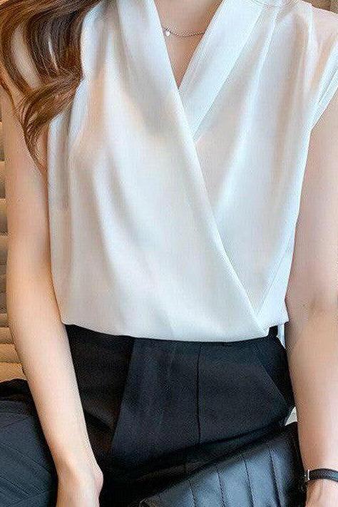 Aanya Blouse - White-Fascinating_Nights