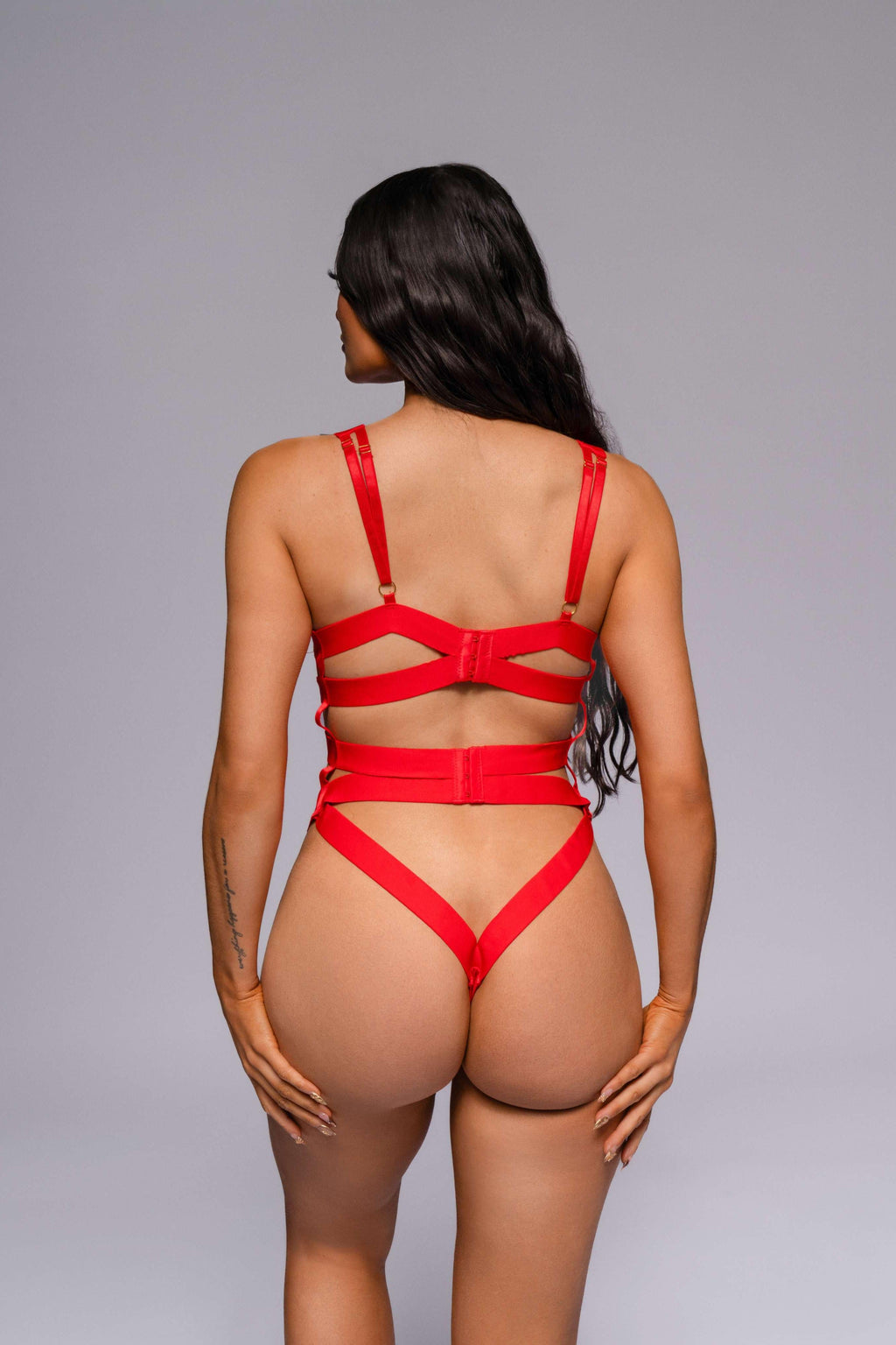Adeline Bodysuit - Red