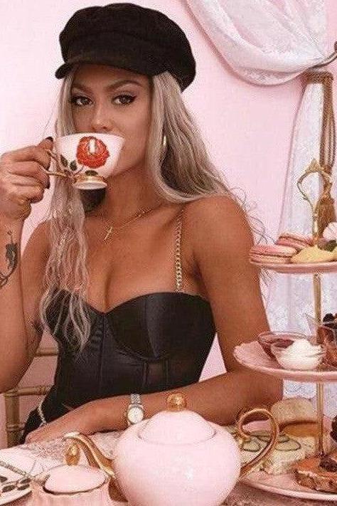 Enticing Chain Corset - Black