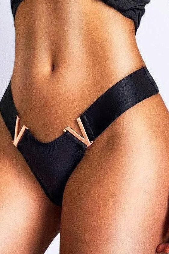 Paris V Thong - Black